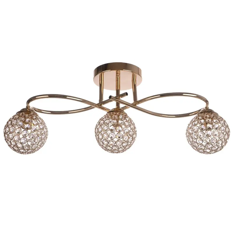 Люстра Brille потолочная молекула E14 40W G (BR-01383S/3) - фото 2