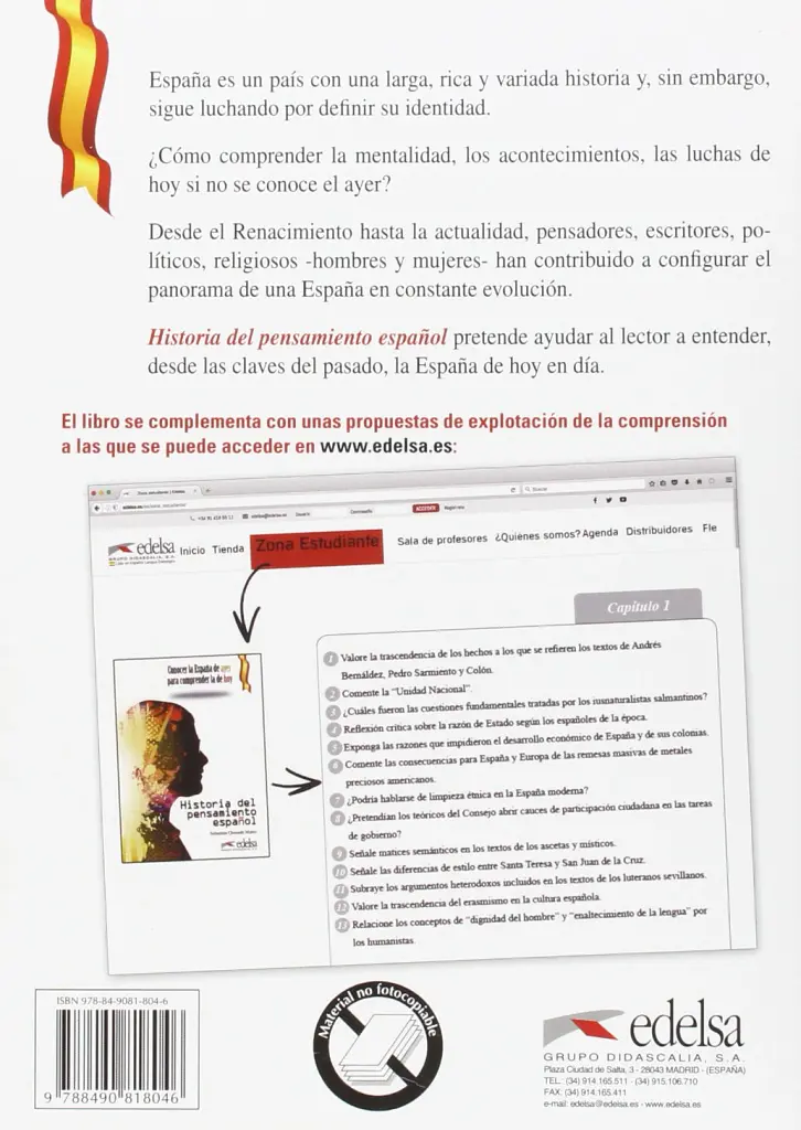 Historia del pensamiento español - Себастьян Кесада Марко - фото 2