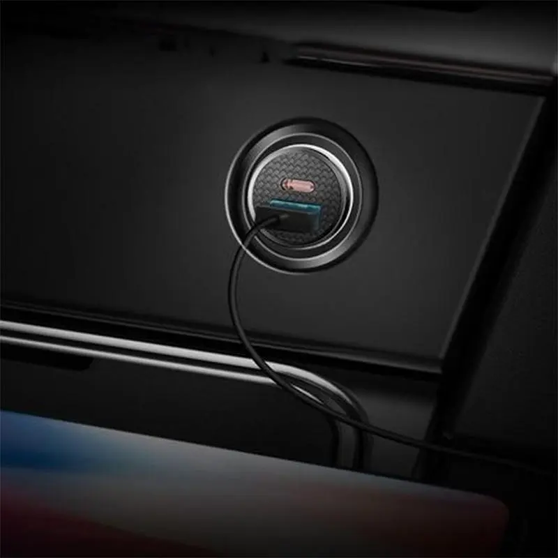 Автомобільний зарядний пристрій Baseus Circular A+Type-C PPS 5А CCALL-YS01 Black - фото 2
