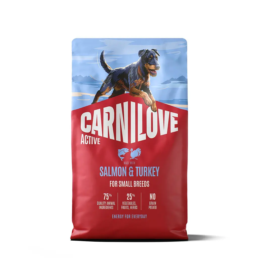 Сухий корм для cобак малих порід Carnilove Active Salmon & Turkey Small Breed суперпреміум лосось та індичка 4 кг