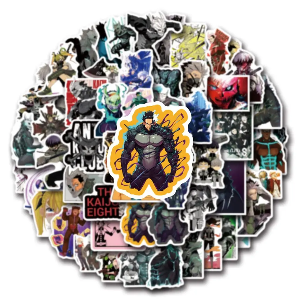 Стікерпак GeekLand Kaiju No.8 56 штук - фото 3