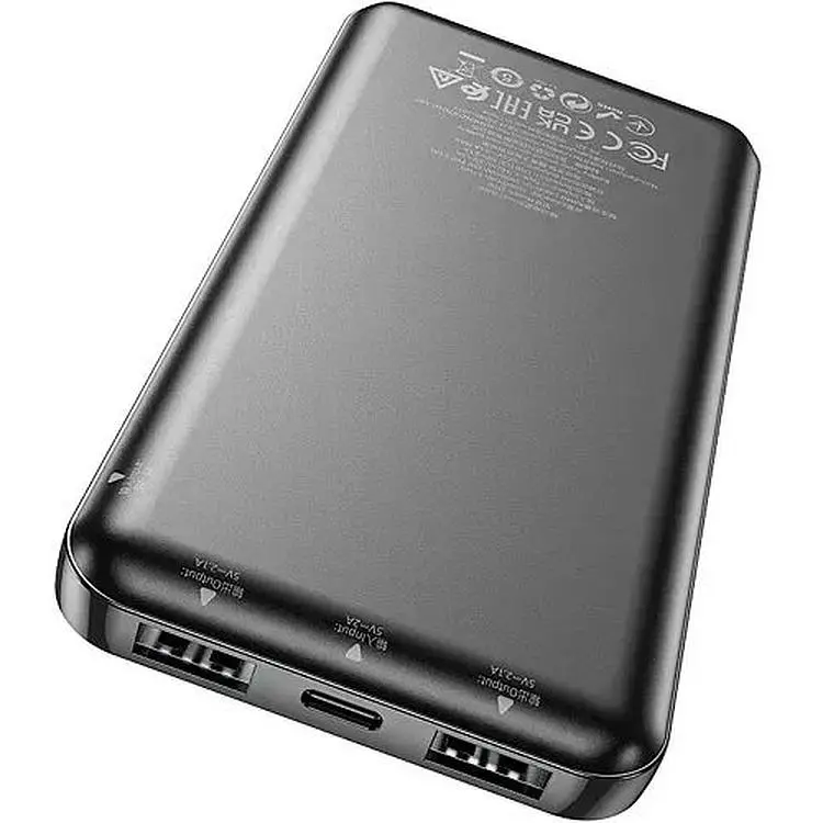 Портативная батарея Hoco J100 10000 mAh Black - фото 3