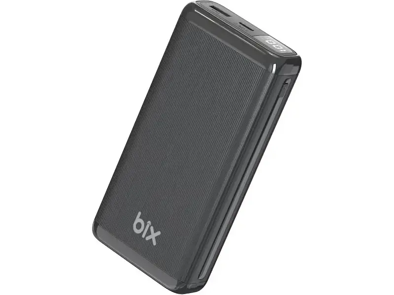 Зовнішній акумулятор (Power Bank) Bix BXPB204 20000mAh Black
