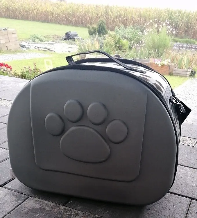 Сумка-перенесення для тварин Nobrand Petstory L81B 43x32x28 см Сірий - фото 3