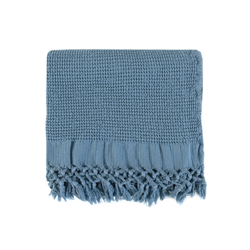 Плед Lotus Home - Rius petrol петроль 130x170 - фото 2