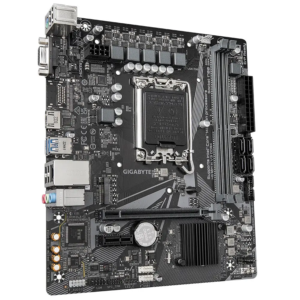 Материнська плата Gigabyte H610M H V3 DDR4 Socket 1700 - фото 3