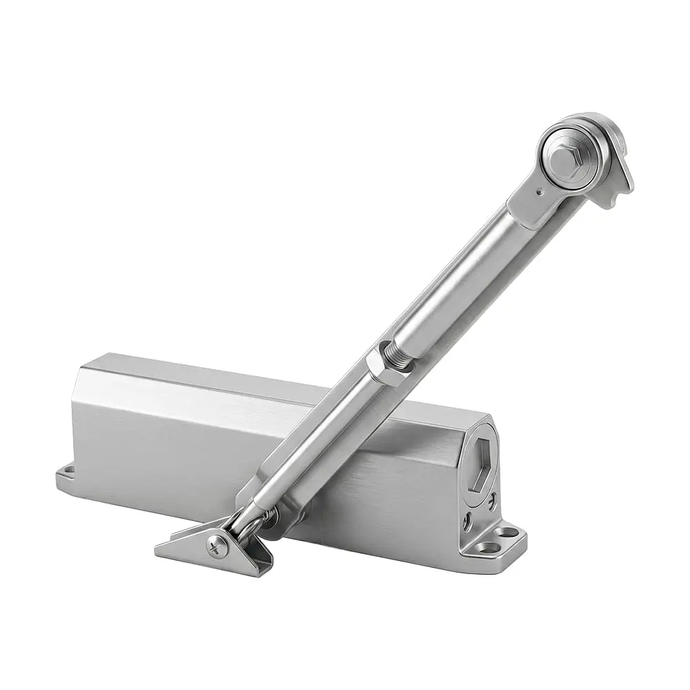 Дверний доводчик Dortec DT-65HA Silver 85-120кг з фіксацією дверей у відчиненому положенні (63-00069) - фото 2
