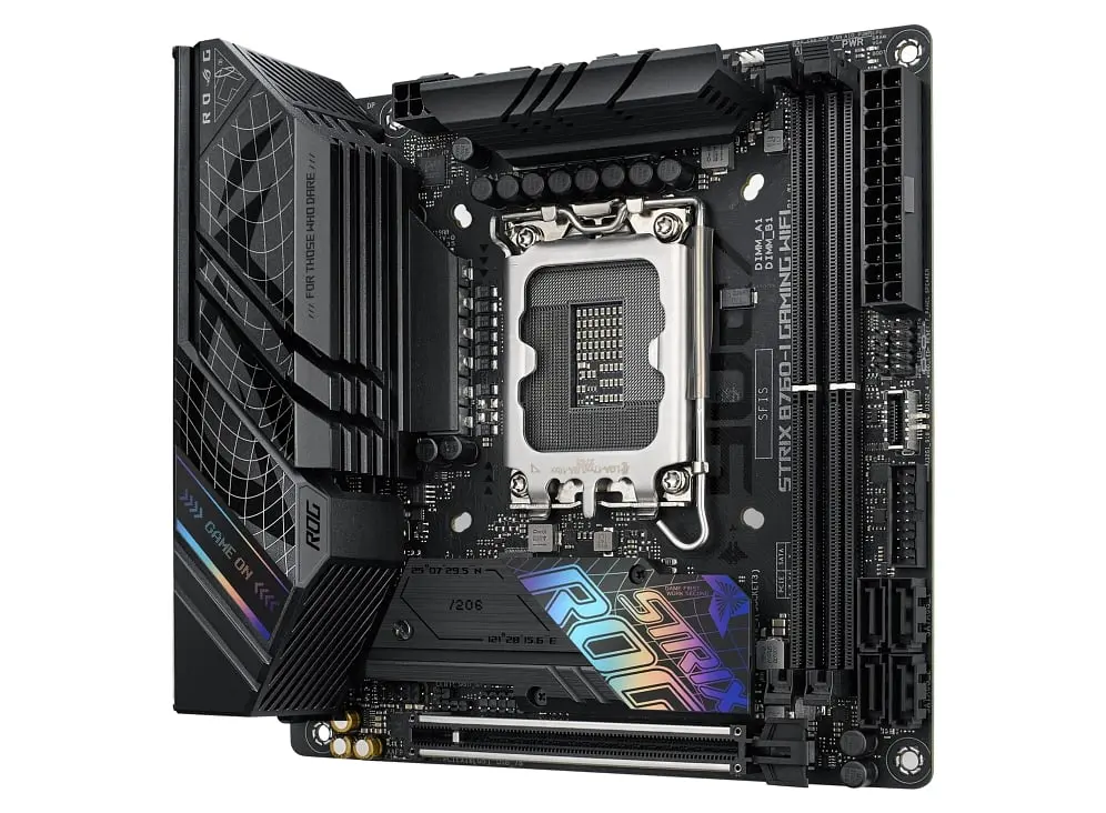 Материнская плата ROG STRIX B760-I GAMING WIFI s1700 B760 2xDDR5 M.2 HDMI DP Wi-Fi BT mITX Asus teh0019015 - фото 4