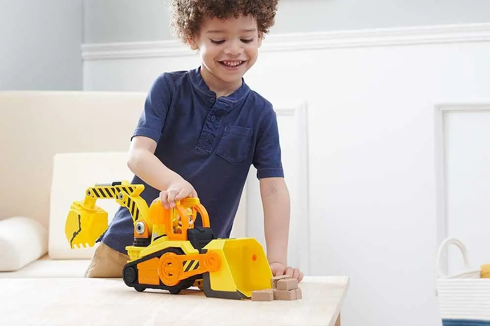 Ігровий набір Rubble & Crew Бульдозер Кремеза будівельний автомобіль-трансформер делюкс (SM28507/6068074) - фото 13