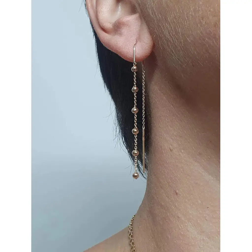 Золоті сережки Tango. 580123 - фото 2