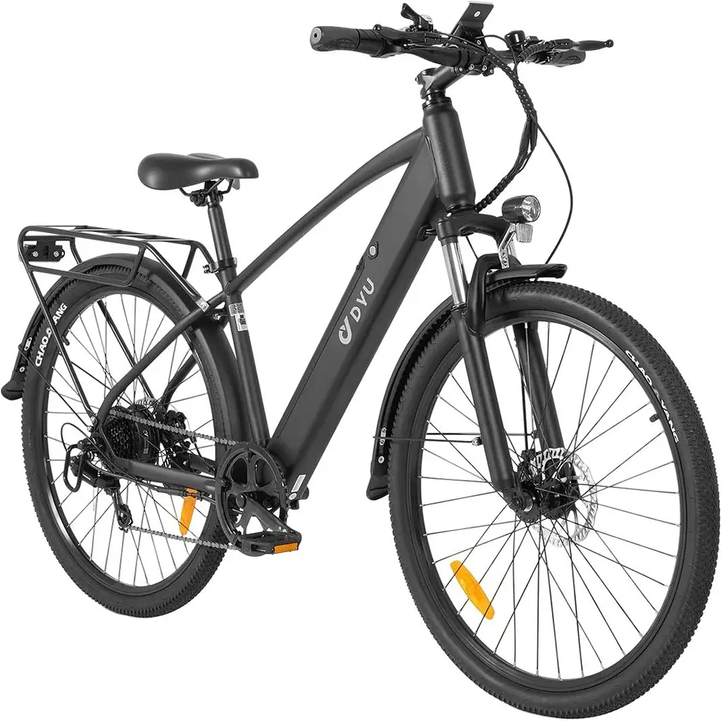 Электровелосипед DYU C5 Black [131855] - фото 2