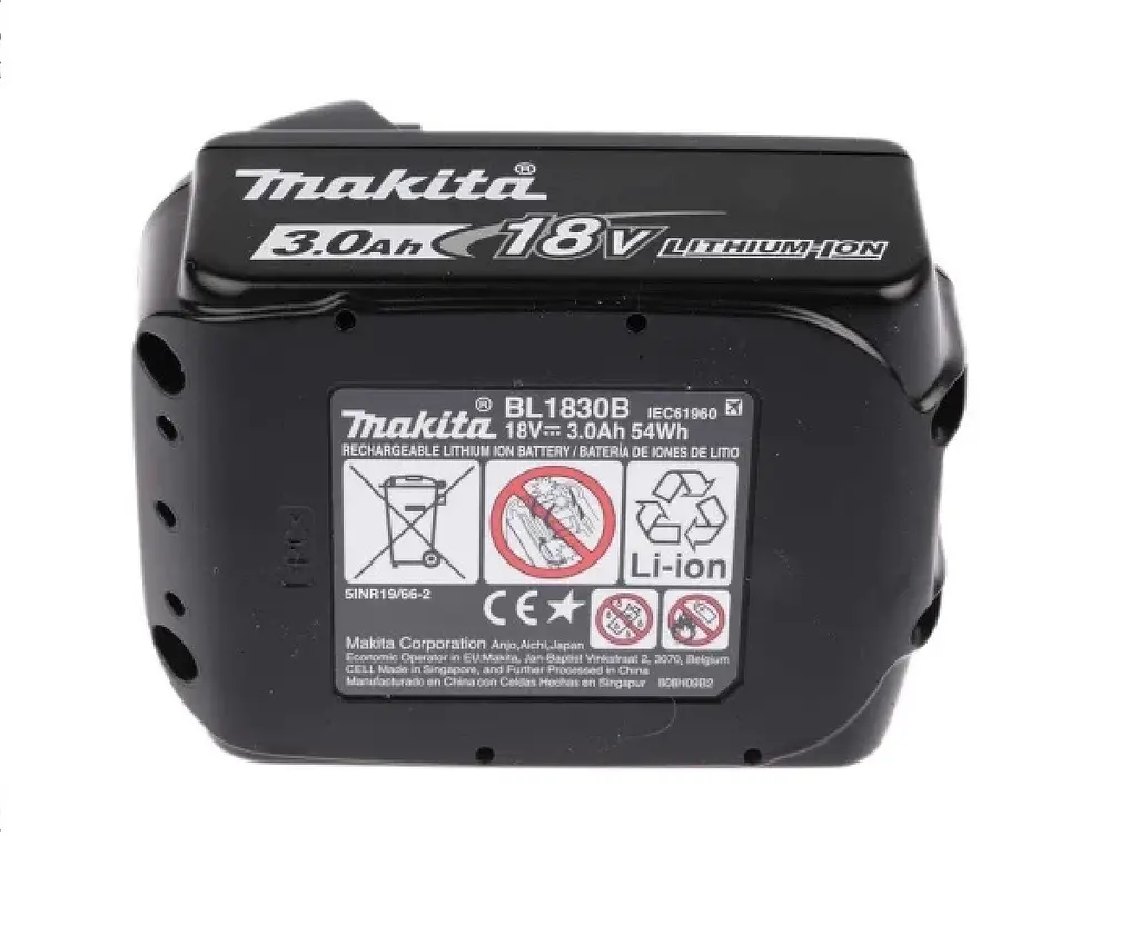 Акумулятор для продукції Makita LXT BL1830B, 18 В, 3 А⋅год (632G12-3) - фото 2