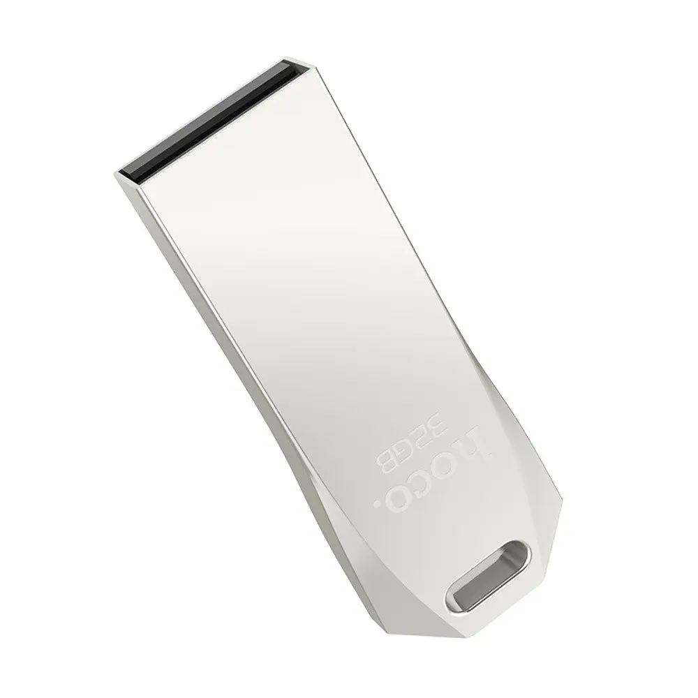 USB флеш накопитель Hoco UD4 32GB USB 2.0 металлический серебристый - фото 4