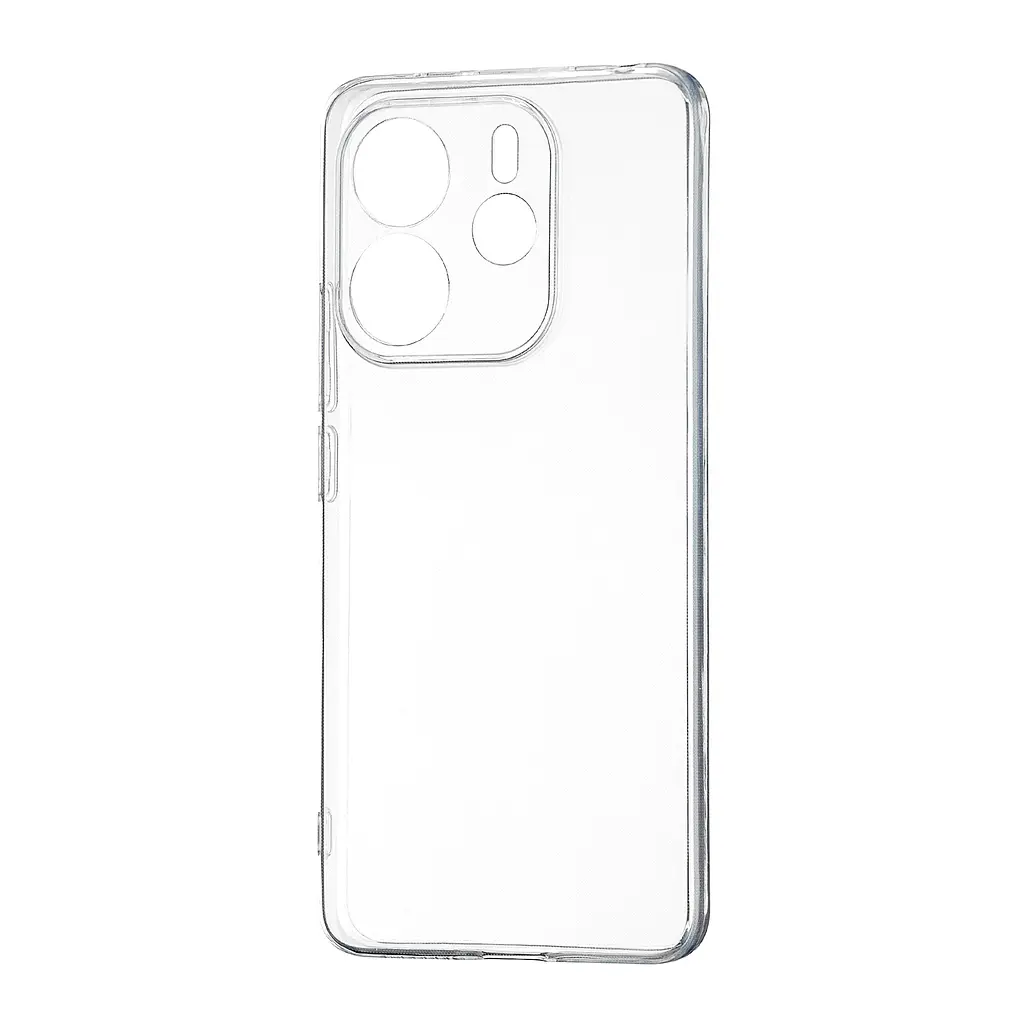 Чохол Silicone Case WS Protected Camera Xiaomi Redmi Note 14 4G Global Прозорий