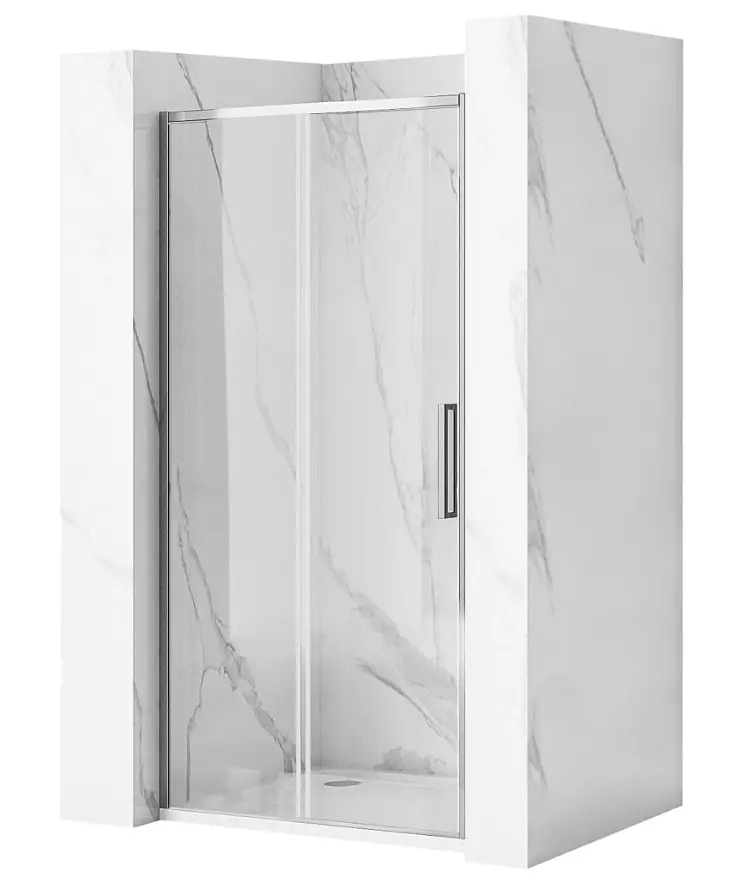 Душові двері розсувні Rea Rapid Slide 160x195 см chrome REA-K5457