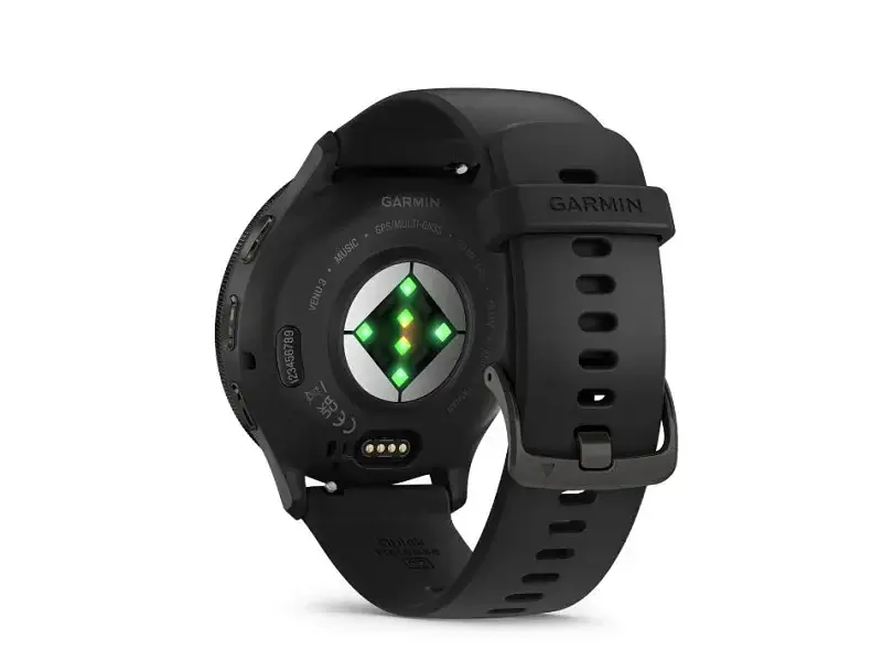 Смарт-годинник Garmin Venu 3 Slate S. Steel Bezel w. Black Case and S. Band (010-02784-01) - фото 8