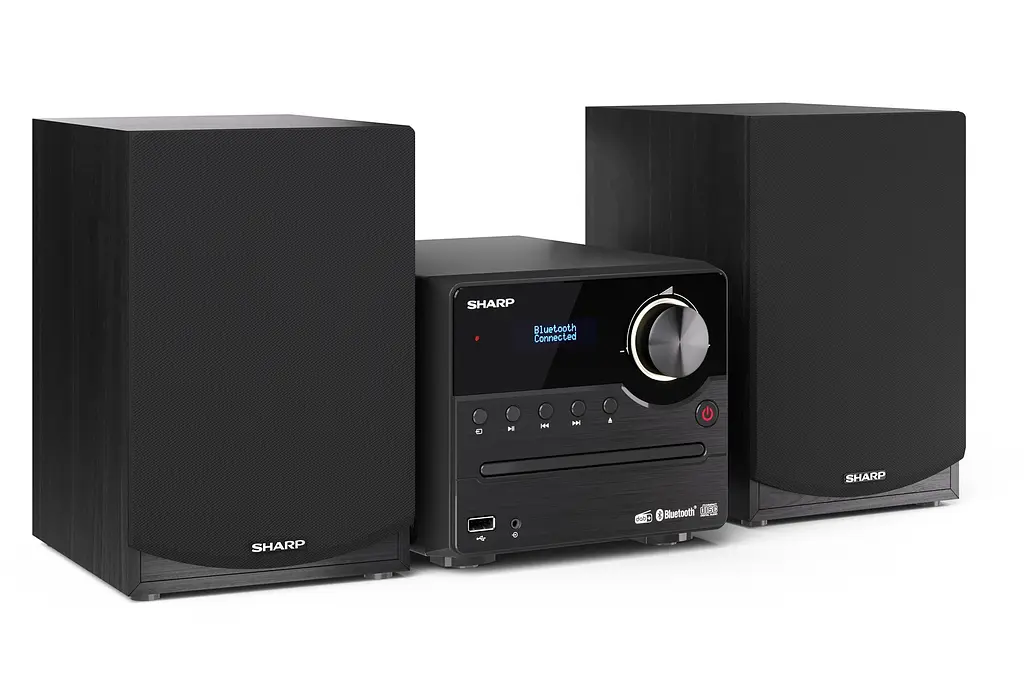 Мікросистема Sharp Micro Sound System Black (XL-B517D(BK)) - фото 4
