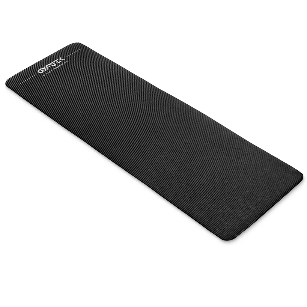 Килимок (мат) для йоги та фітнесу Gymtek NBR 1см чорний - фото 4