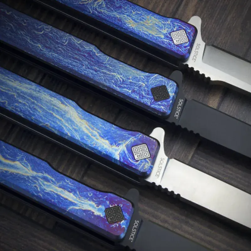 Ніж Ocaso Solstice, Anodized titanium, Black (10DBB) - фото 6