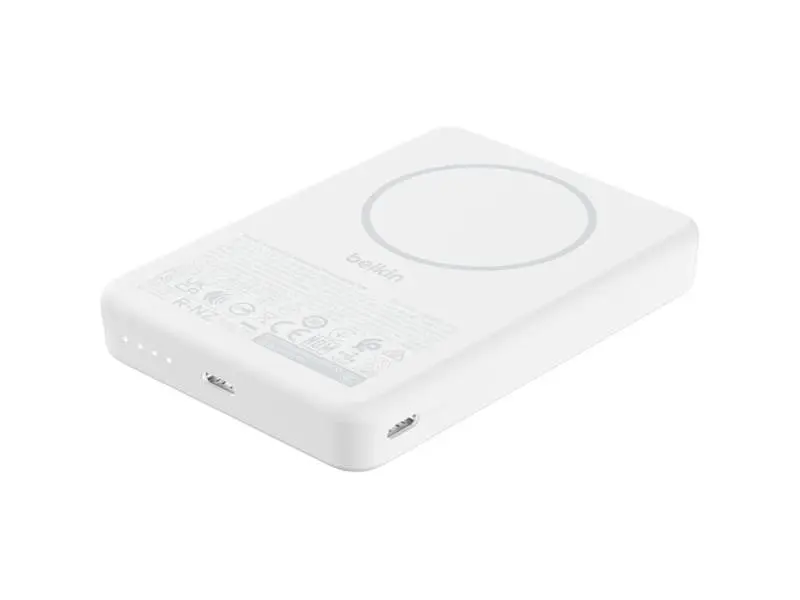 Зовнішній акумулятор (Power Bank) Belkin Slim Magnetic 10000mAh White (BPD015HQWH) - фото 3