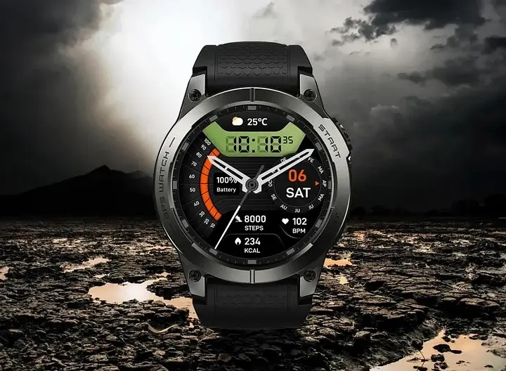 Смарт-часы Zeblaze Stratos 3 Pro black - фото 2