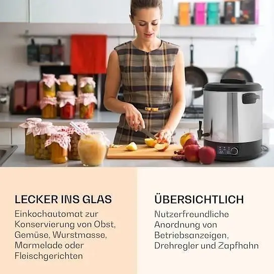 Консерватор стерилизатор Klarstein Abbey 25 (10041838) - фото 2