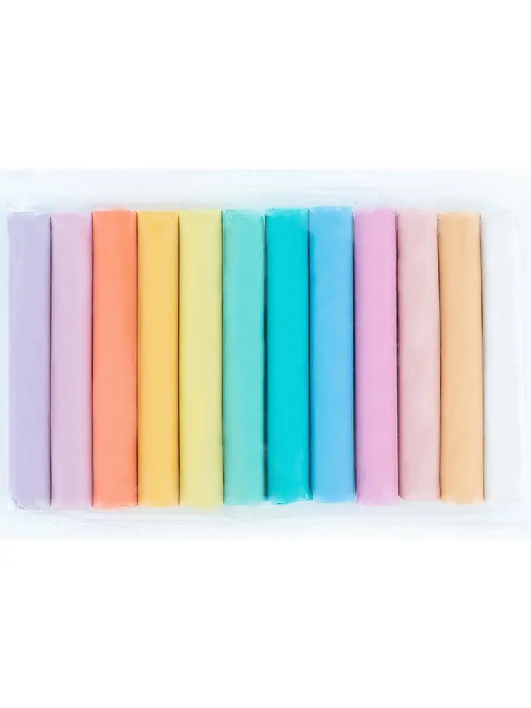 Пластилін 12 кол. 200 г KITE Creative восковий Pastel (K-086-P) - фото 2