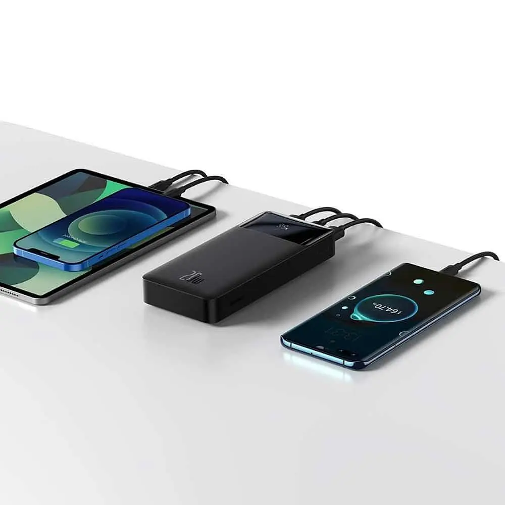 Портативний акумулятор Baseus Bipow 20000mAh 20W PPDML-M01 чорний - фото 6