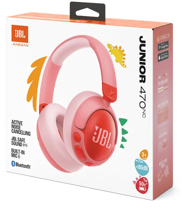 Гарнітура JBL JR470NC Рожевий (JBLJR470NCPIK) (7065597) - фото 7