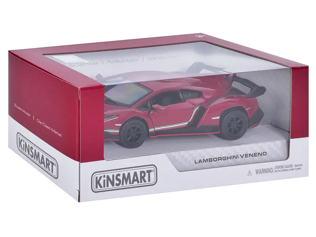 Металева інерційна легкова модель Lamborghini Collection 5", відкриваються двері (В асортименті) - фото 2
