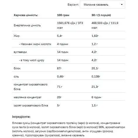 Протеїн Allnutrition Whey Delicious Milk Caramel 700 г - фото 2