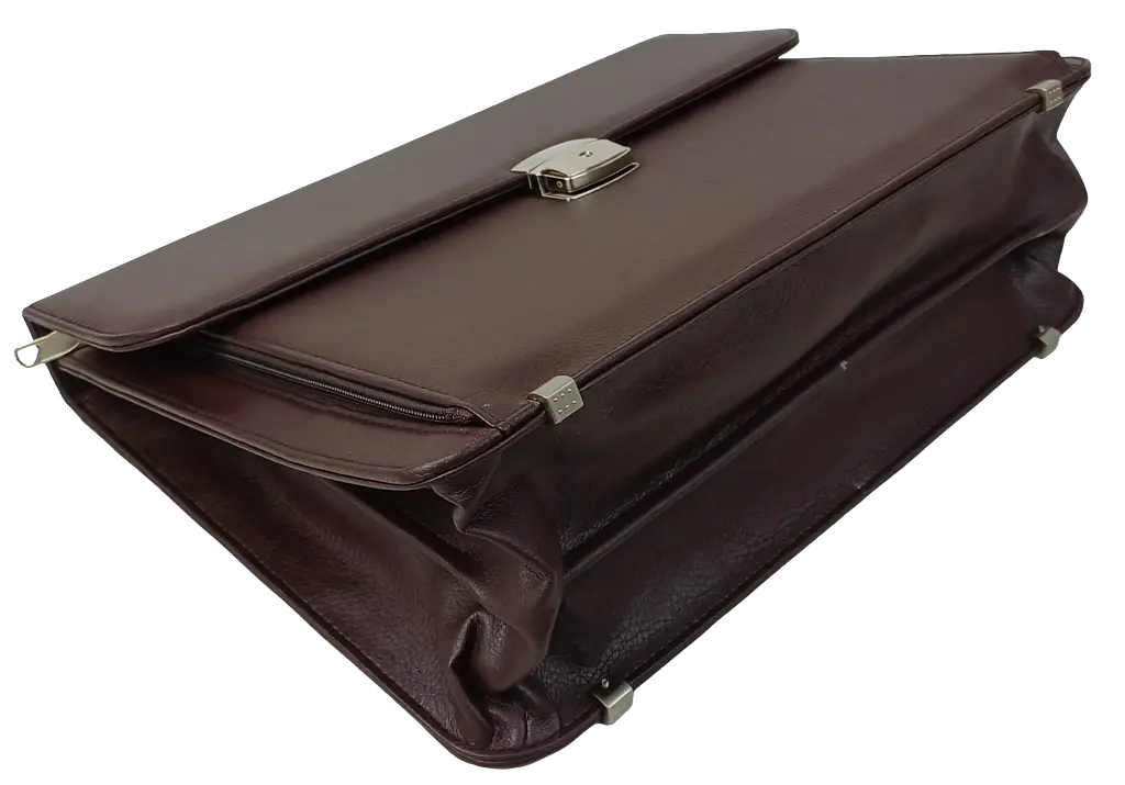 Портфель чоловічий Exclusive Еко-шкіра Коричневий (714000 brown) - фото 5