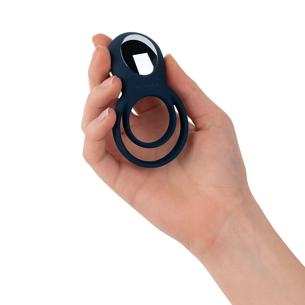 Ерекційне віброкільце Boners Vibrating Double Cock Ring - фото 8