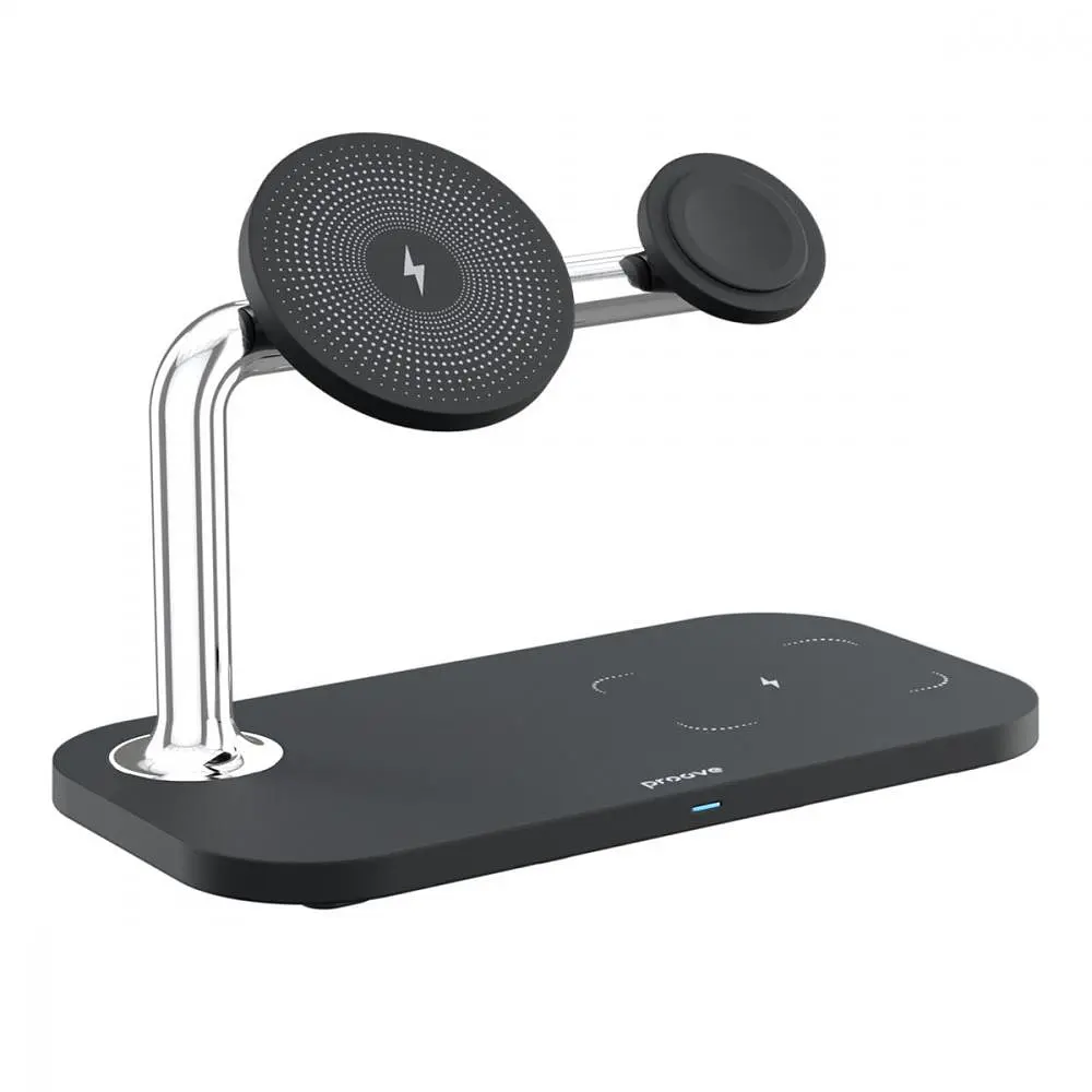 Зарядний пристрій Proove Magnetic Field 3 in 1 black (WSMF15010001)