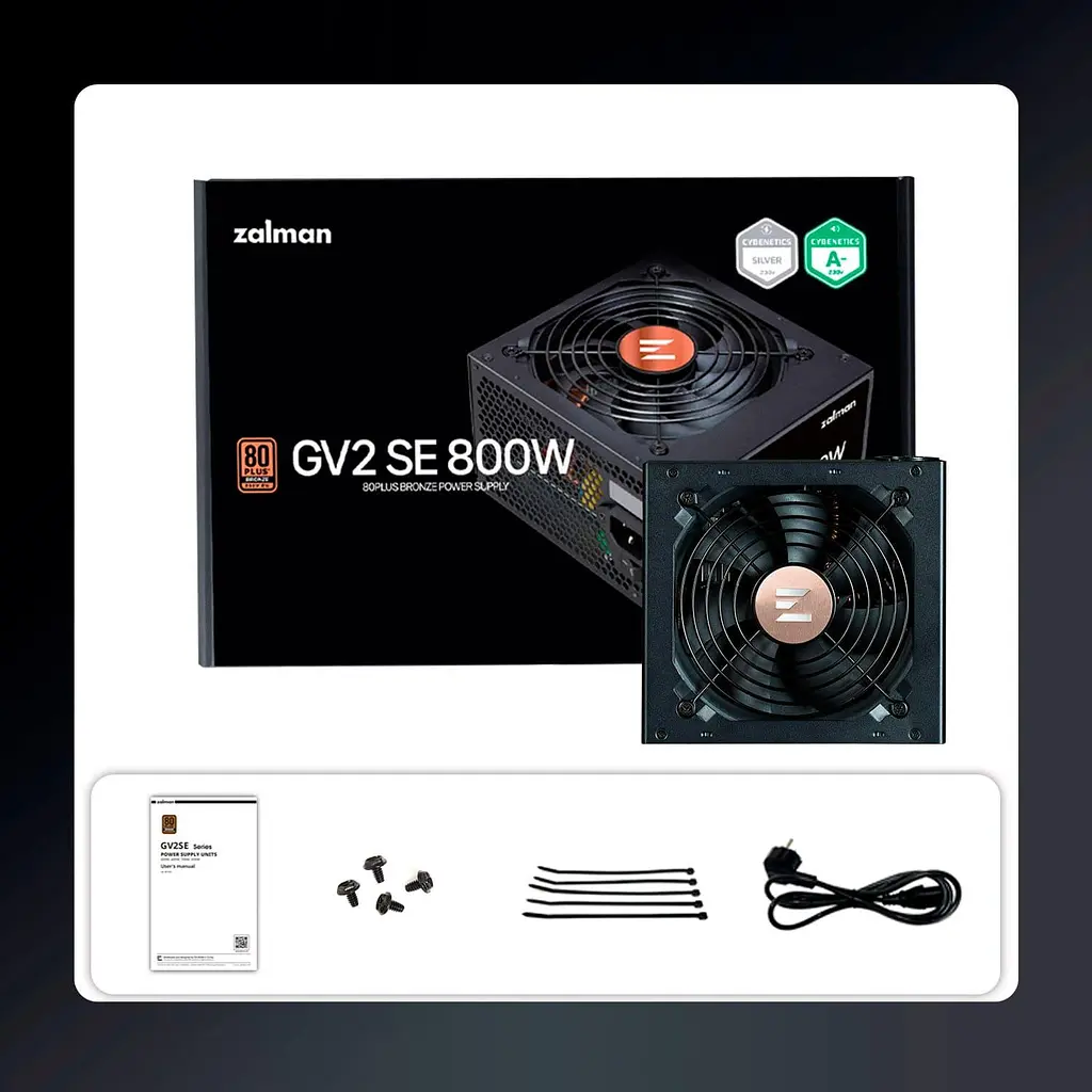 Блок питания Zalman GV2SE 800W (ZM800-GV2SE) - фото 8