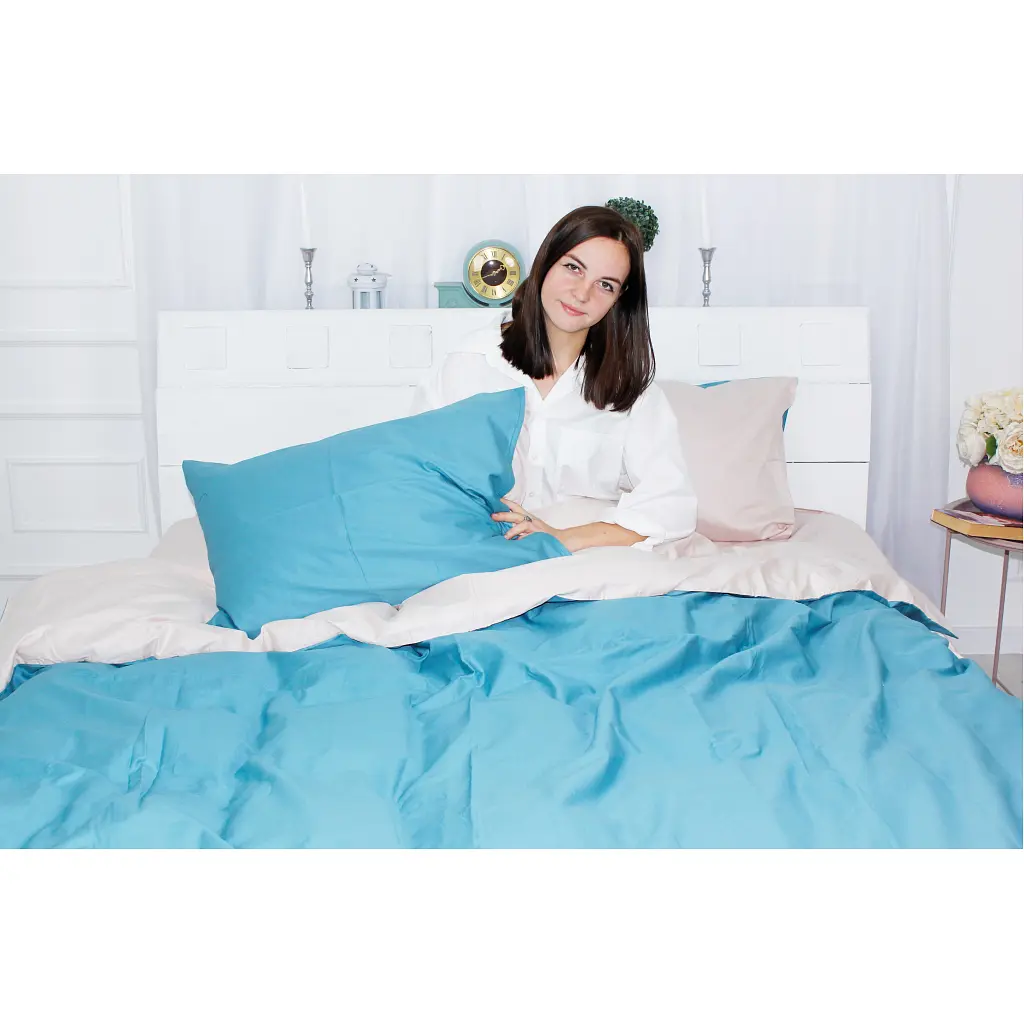 Постільна білизна MirSon Сатин Premium 0845+ 0841 Jennifer Євро (2200002030496) - фото 3