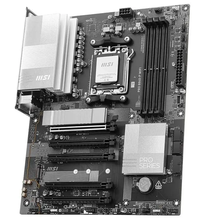 Материнська плата MSI PRO B840-P WIFI (PRO B840-P WIFI) (Socket AM5, AMD B840, ATX) Б/в - фото 3