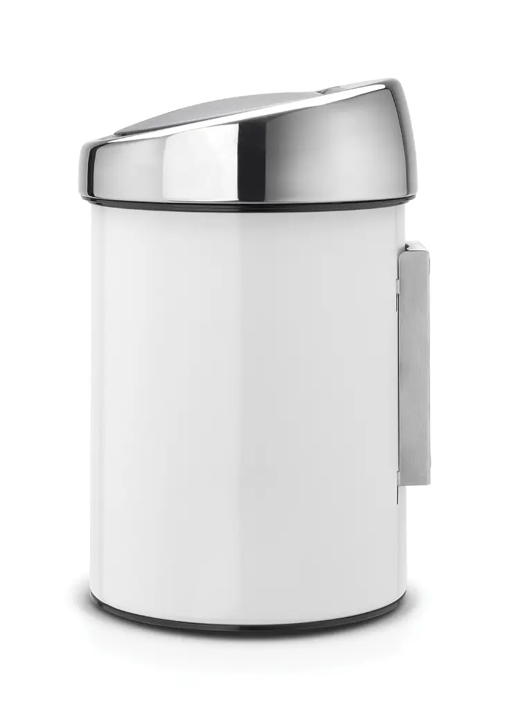 Бак для сміття Brabantia Touch Bin, 3 л, білий (364488) - фото 3