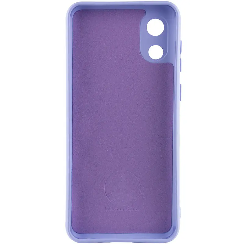 Чохол Silicone Cover Lakshmi Full Camera (A) для Samsung Galaxy A03 Core Бузковий / Dasheen - фото 2