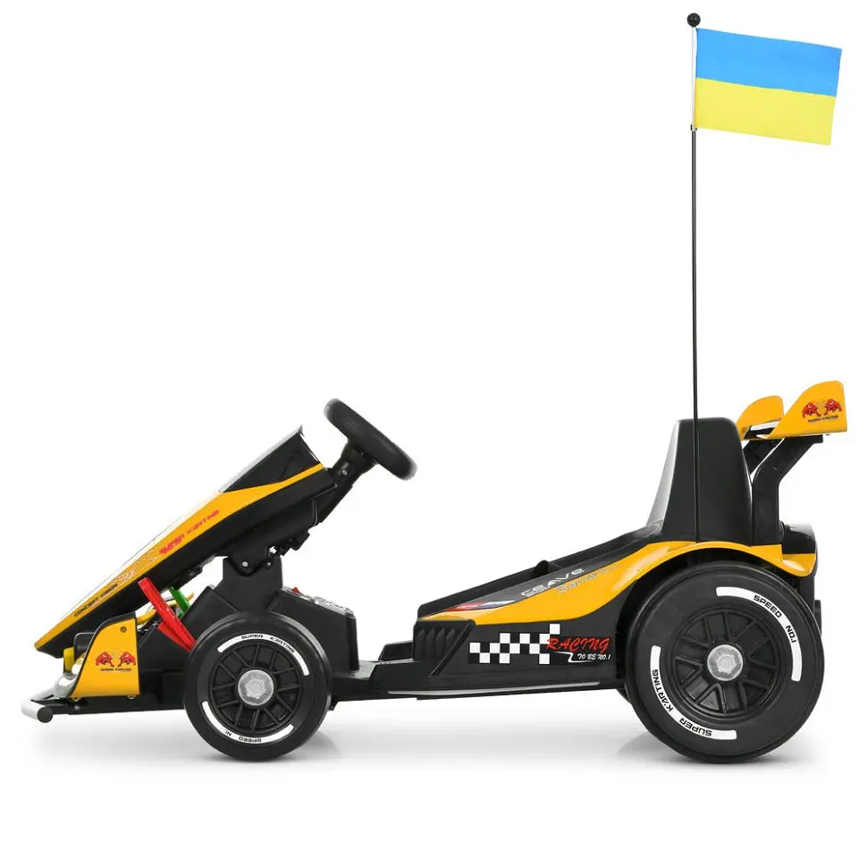 Дитячий електромобіль Bambi Електрокарт Kart M 6322EBLR-6 до 50 кг - фото 4
