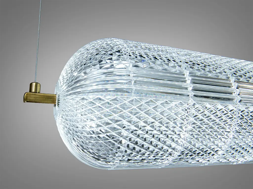 Підвіс LED Diasha D221204/1A L1000 золото 25 Вт циліндричний - фото 5