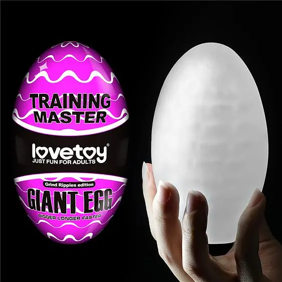 Мастурбатор Traning Master Giant Egg Masturbator Purple - фото 2