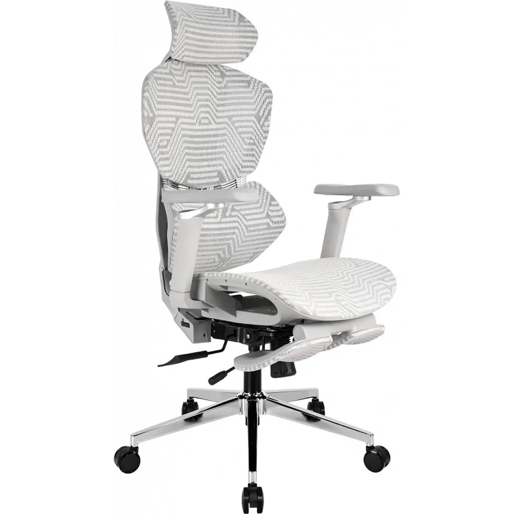 Геймерське крісло GT Racer X-7002 Massage Gray/Gray/Light Gray [174673] - фото 2