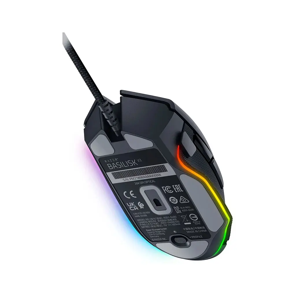Мишка Razer Basilisk V3 USB Black (RZ01-04000100-R3M1) - фото 6