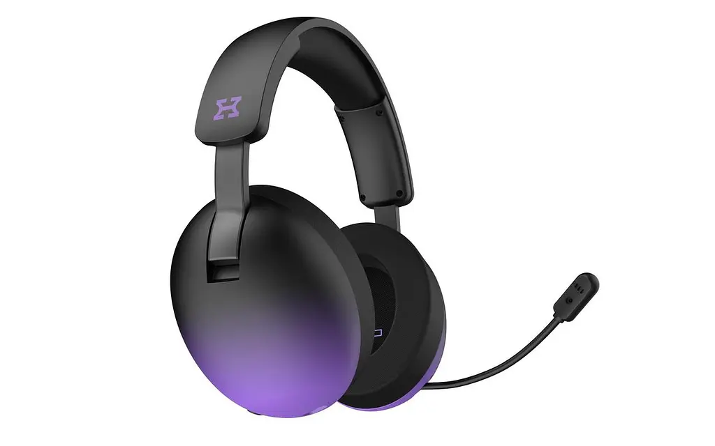 Bluetooth-гарнiтура Hator Hellyberry HH30 Pro Wireless Чорний/Фіолетовий (HH30_PRO_wireless_BV) - фото 2