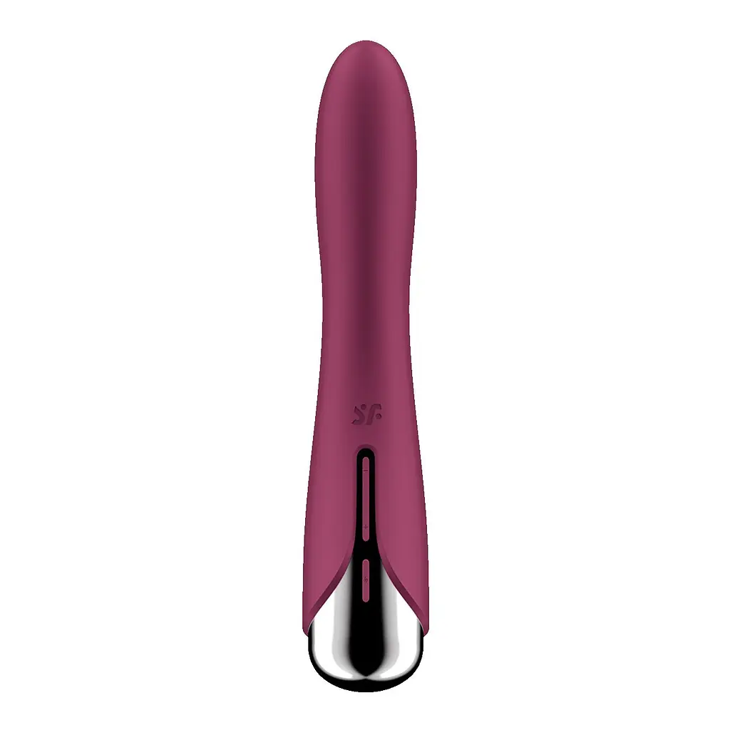 Вібратор Satisfyer Spinning Vibe 1 17.5 см бордовий - фото 5