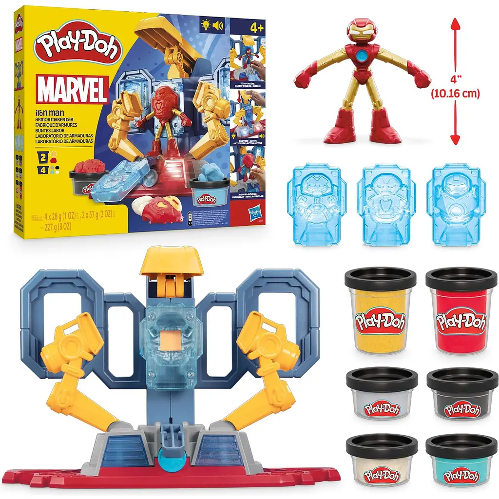 Набір для творчості з масою для ліплення Hasbro Play-Doh Iron Man (G0035) - фото 2