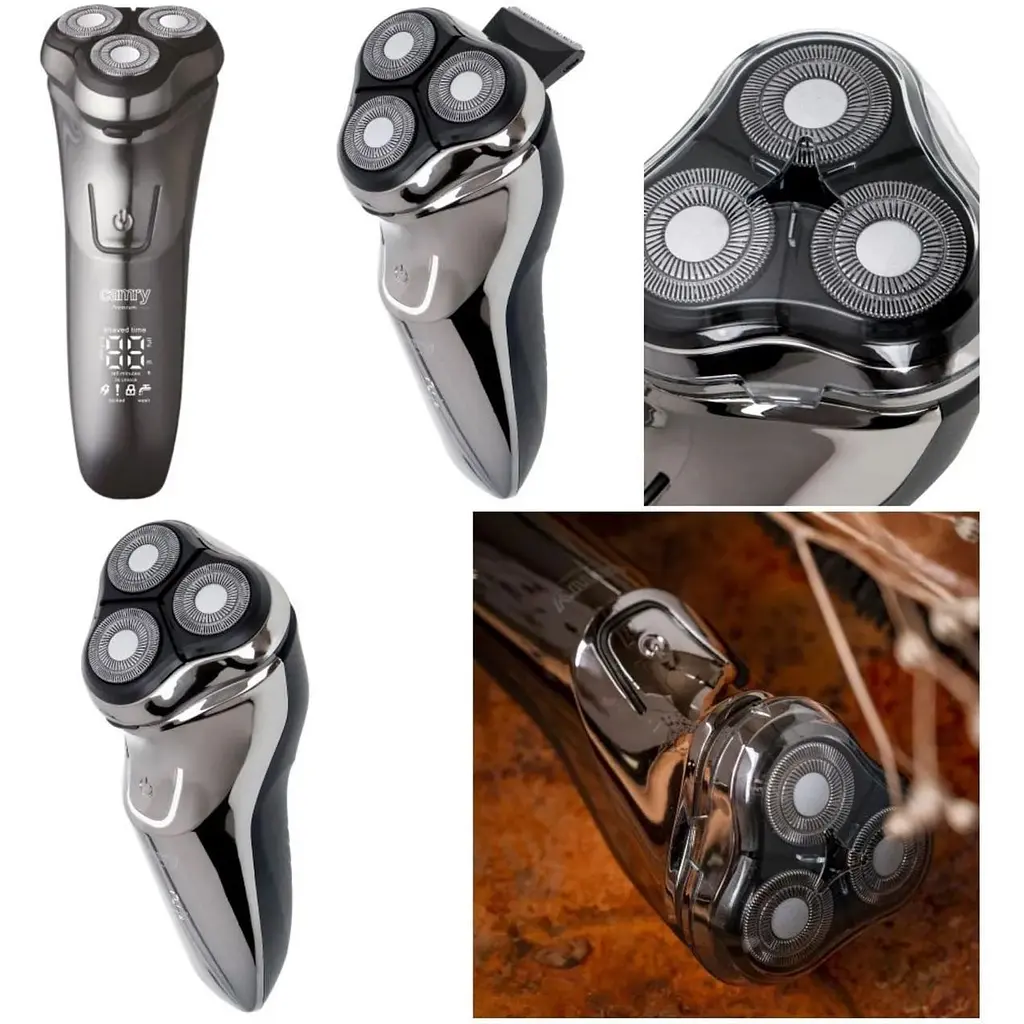 Аккумуляторная бритва Camry CR 2925 IPX6 до 60 мин работы дорожная блокировка - фото 4