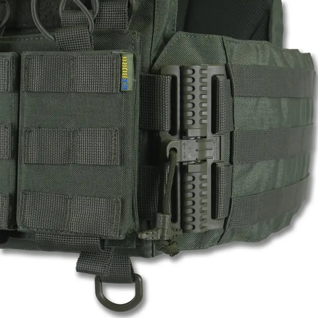 Плитоноска Kiborg GU gen.2 + 3 підсумки Khaki (1000-k55003) - фото 5