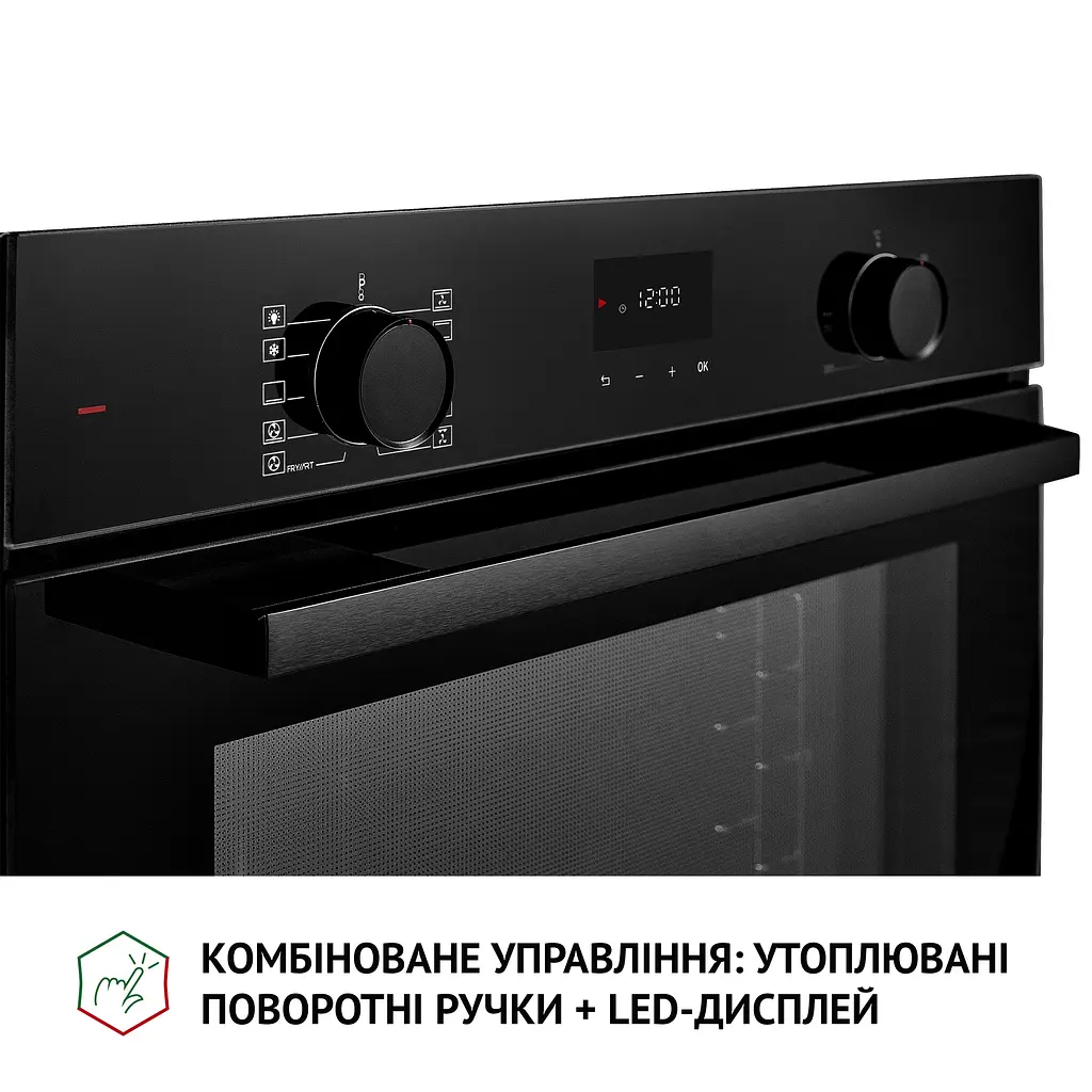 Духова шафа електрична PERFELLI DIAMOND 6D10N NERO - фото 4